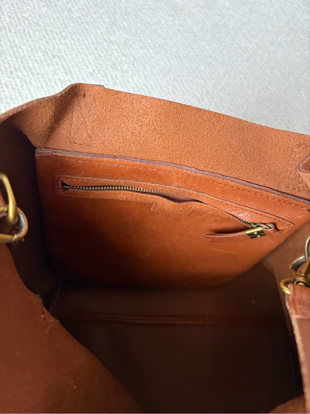 Madewell The Zip-Top Medium Transport Tote - Picture 6 of 9